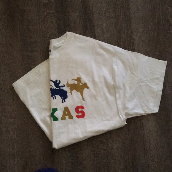 Brand New Multicolor Texas Bucking Bronco Cowboy Shirt XL - Picture 3 of 4